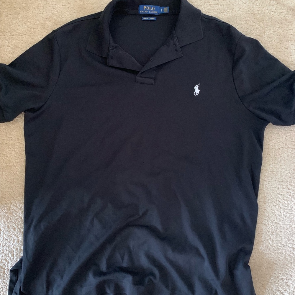 Ralph Lauren Black Polo Size Large